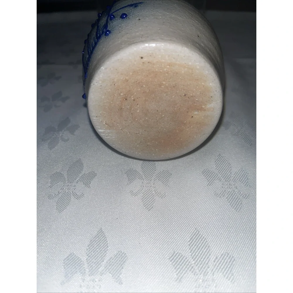 Vintage 2001 Salmon Falls Stoneware 6.5 Blueberry Pitcher - Dave Ernest Mark